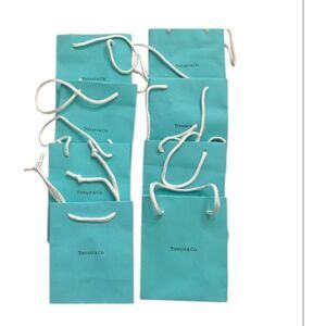 Tiffany & Co. Blue Gift Bags 8 available price is per bag EUC